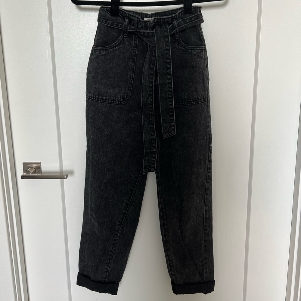 Black Jeans with Belt